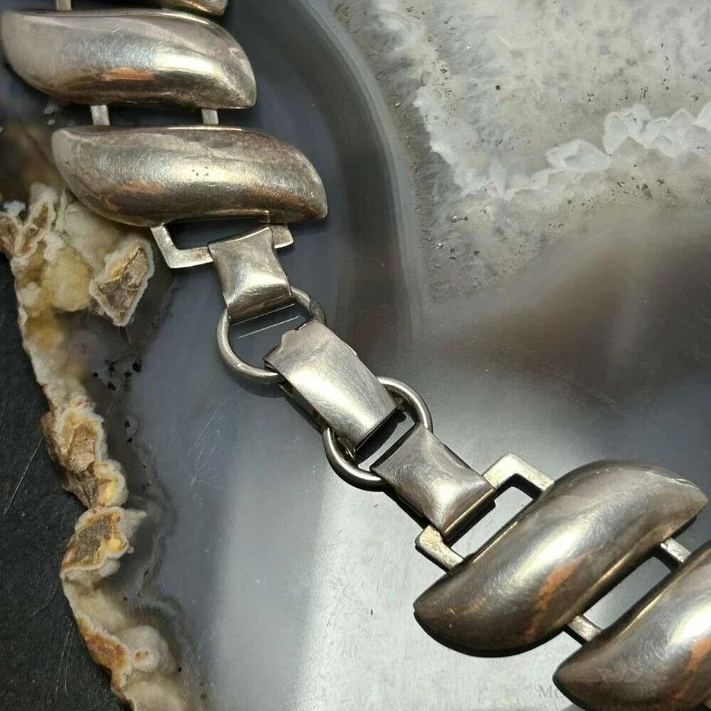 Vintage Sterling Silver Leaf Style 15